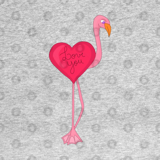 A Flamingo in Love by DiegoCarvalho